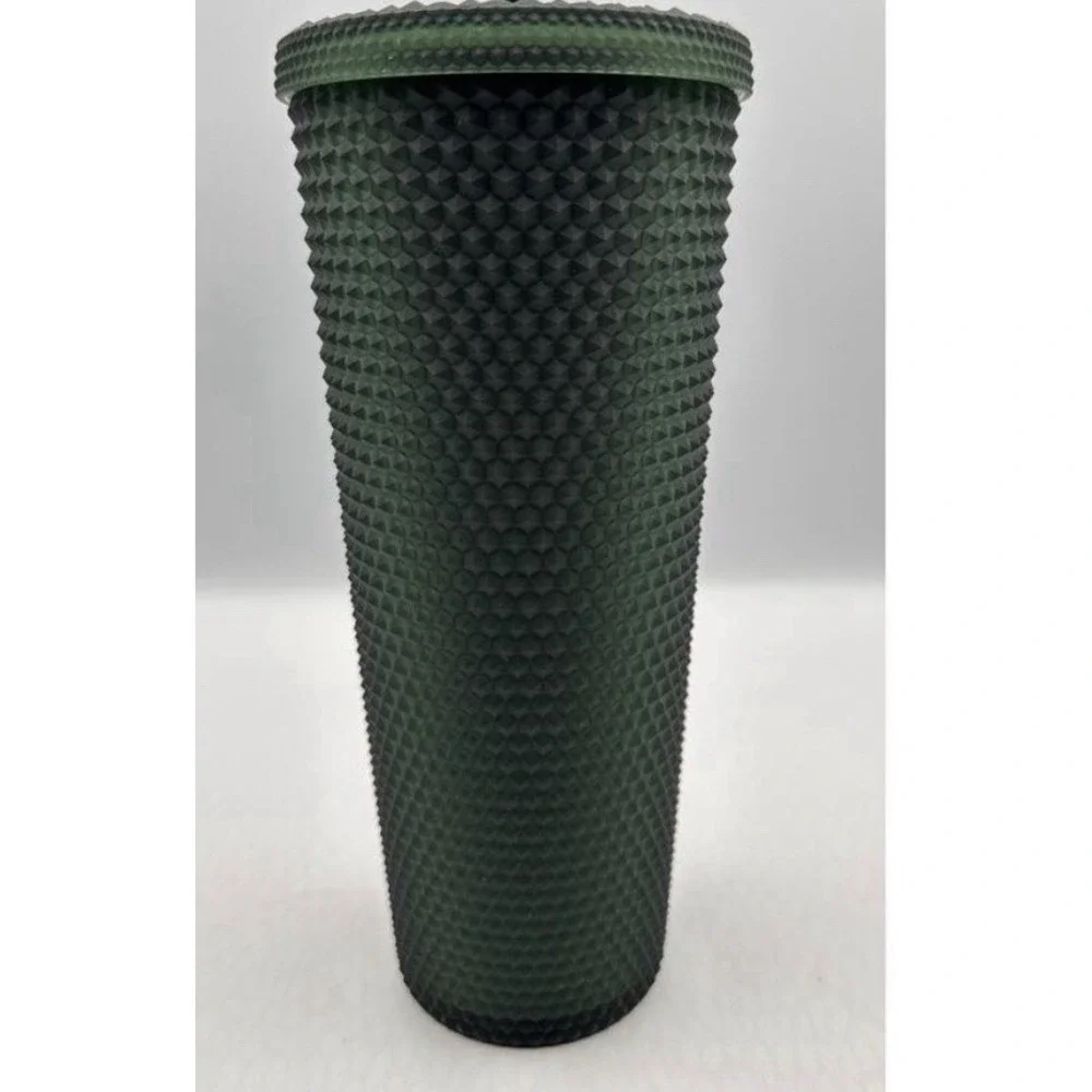 Starbucks Dark Green Matte Studded Venti Tumbler 24oz Cold Cup RELEASED 2022